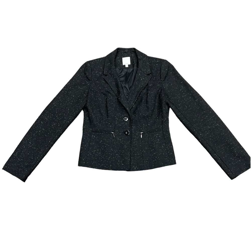 EUC tweed blazer, sz 4